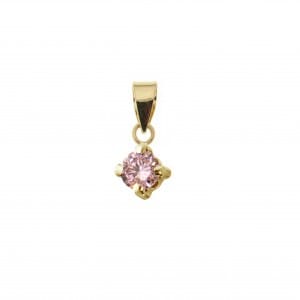 Pendentif Pierres de naissance en or jaune 10K - Boucles d&