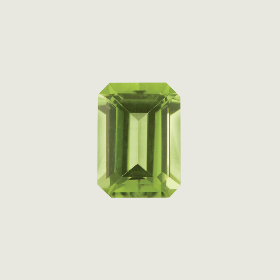 Mathieu Blanchard Péridot Naturel Taille Émeraude 5x7 mm