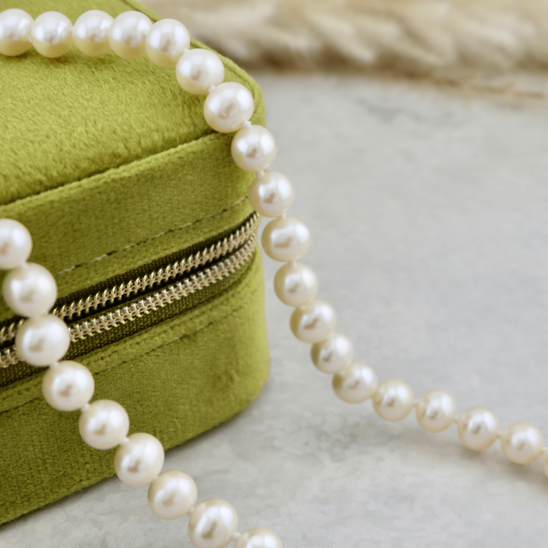 Perles 5.5 mm et or jaune 14K Mathieu Blanchard Joaillerie Collier ou bracelet Perles d&