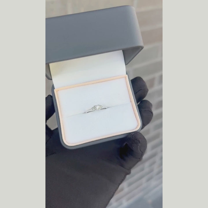 Cluster 14K - 18K Gold or Platinum and  Diamonds Ring 