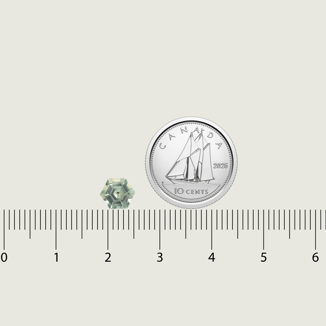 Saphir Naturel Dry Cottonwood Creek Montana Vert Taille Hexagone Mathieu Blanchard A0004502 Saphir Naturel Dry Cottonwood Creek Montana Vert Taille Hexagone Mathieu Blanchard Joaillerie