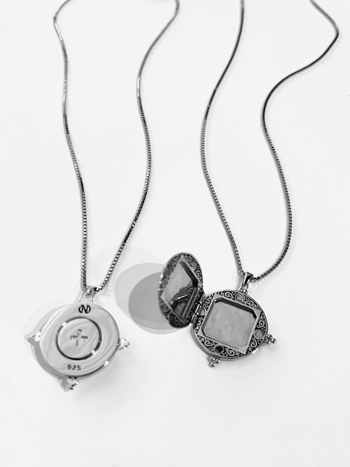 Symbollia Colliers Collier porte photo Amour Éternel en argent sterling