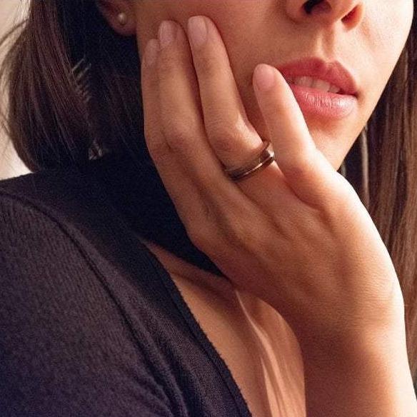 Atelier du bon bouleau Bague en bois et or 14K & 18K personnalisée