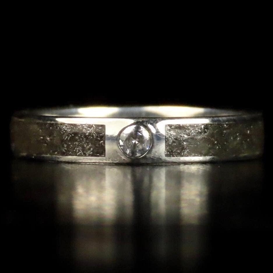 Atelier du bon bouleau Bagues Bague Poussières d’étoiles, or 14K - 18K et moissanite personnalisée