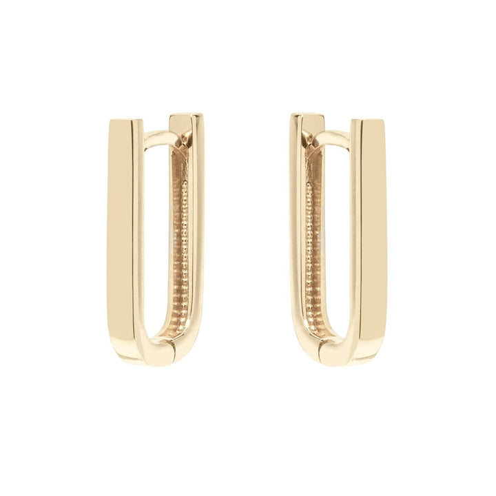 - Boucles d'oreilles Boucles d'oreilles huggies Minimalistes en or jaune, blanc ou rose 10K