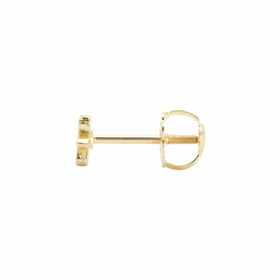 - Boucles d'oreilles Pommes et cz sur or 10K