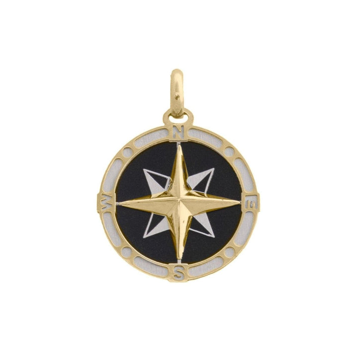 - Breloques et pendentifs Doré Pendentif Boussole en or jaune 10K