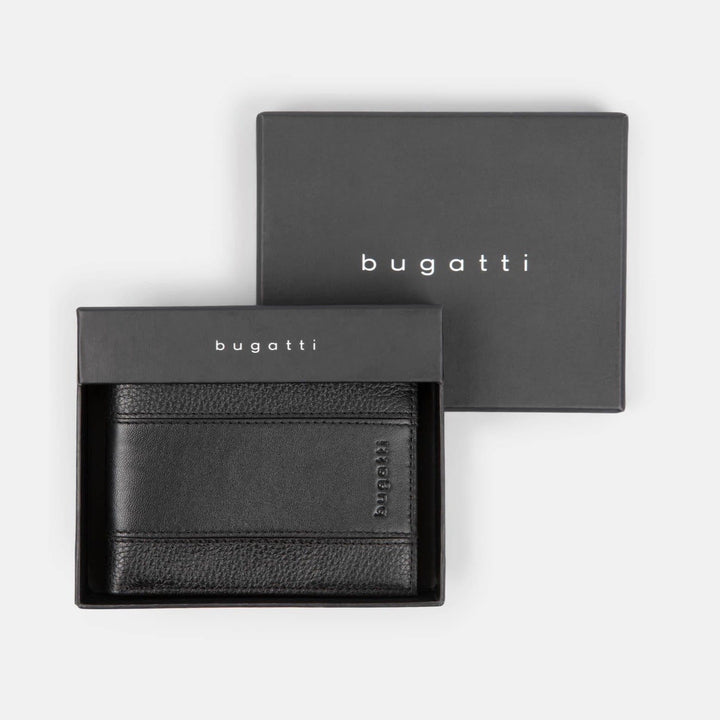 Bugatti Portefeuille avec protection RFID en cuir
