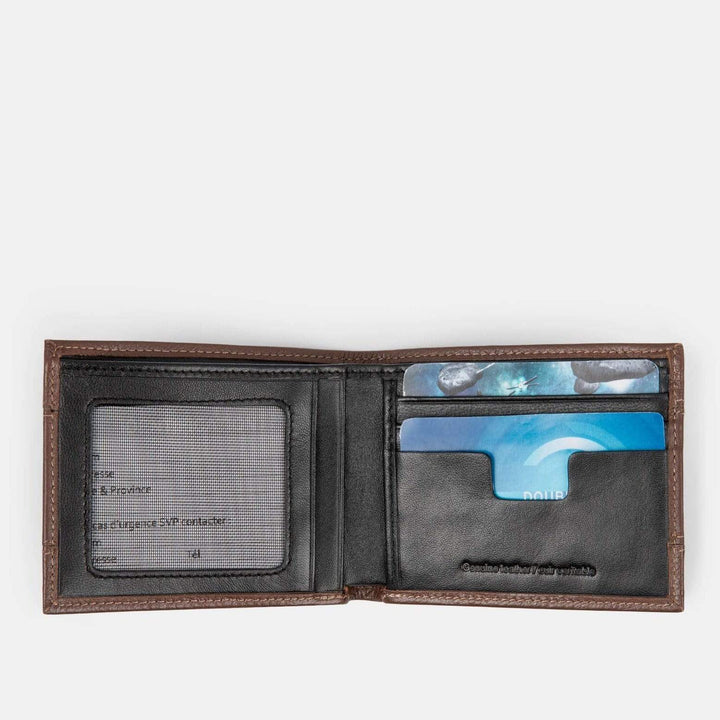 Bugatti Portefeuille avec protection RFID en cuir