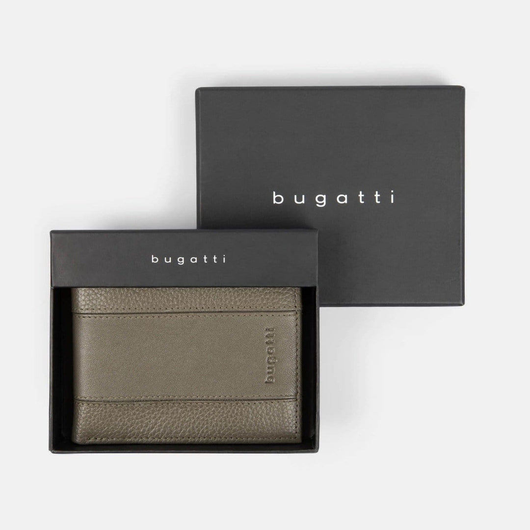 Bugatti Portefeuille avec protection RFID en cuir