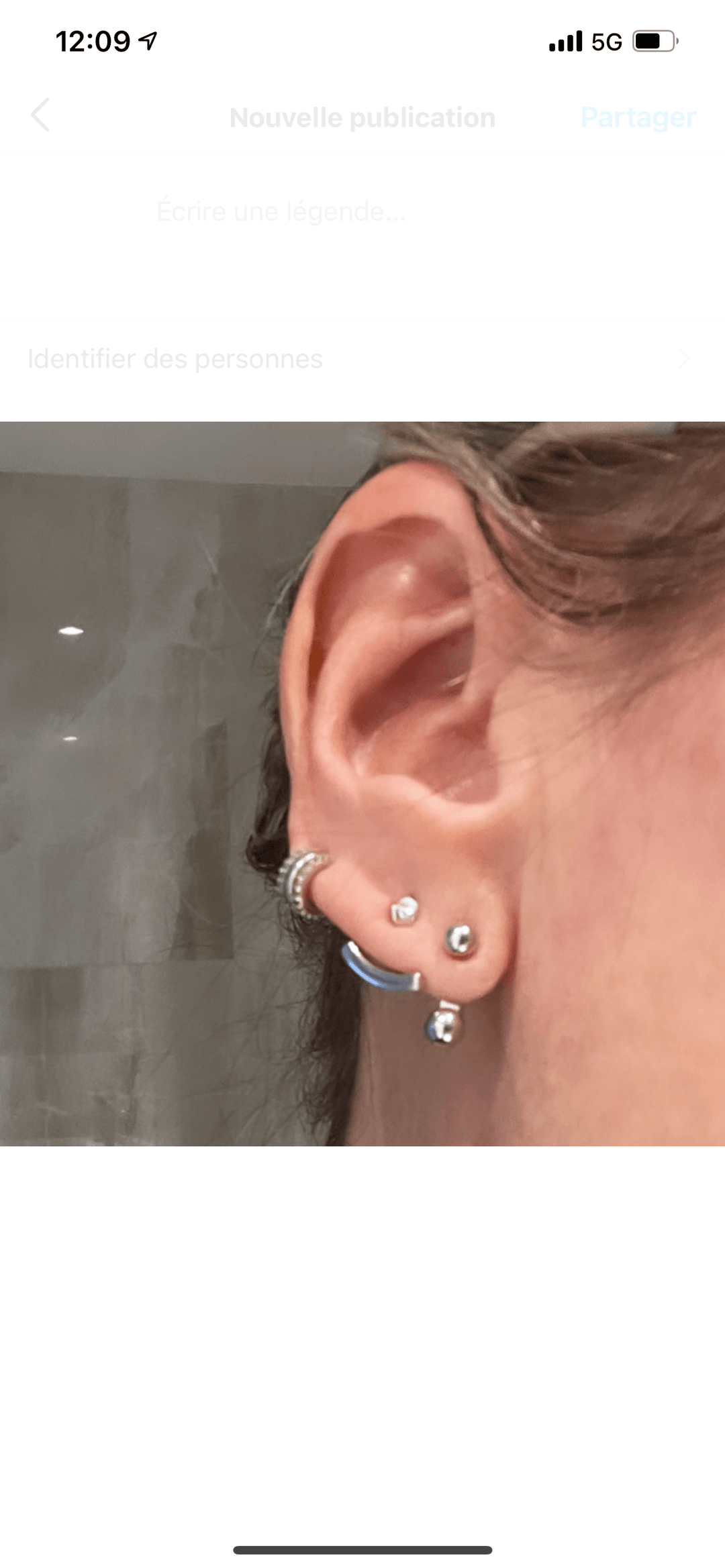 Caroline Néron Boucles d'oreilles Boucles d'oreilles amovible Lady en argent sterling