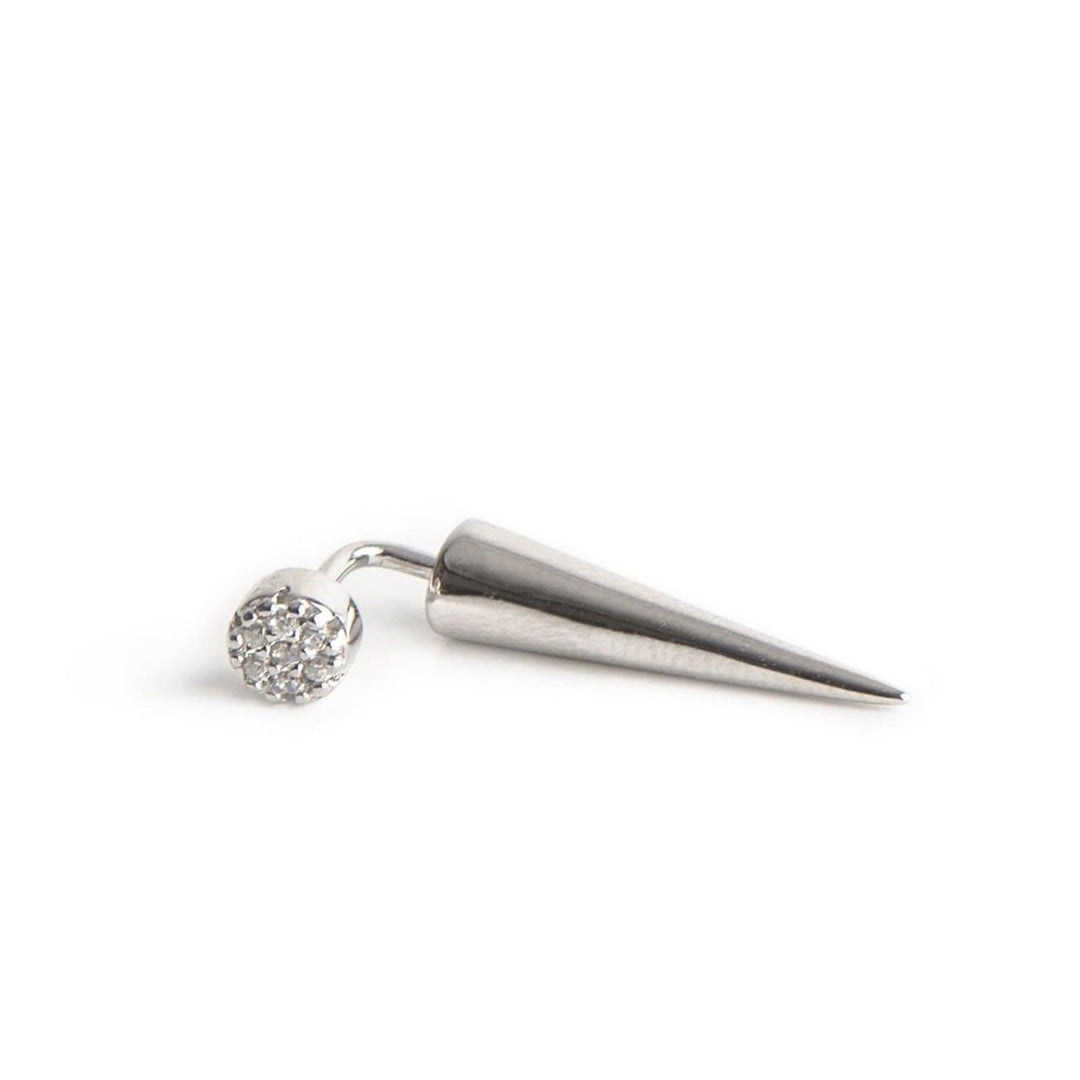 Caroline Néron Boucles d'oreilles Connexion CZ en argent