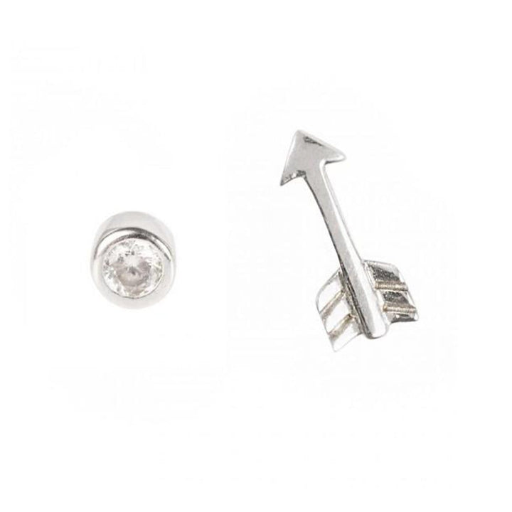 Caroline Néron Boucles d'oreilles It Girl CZ en argent