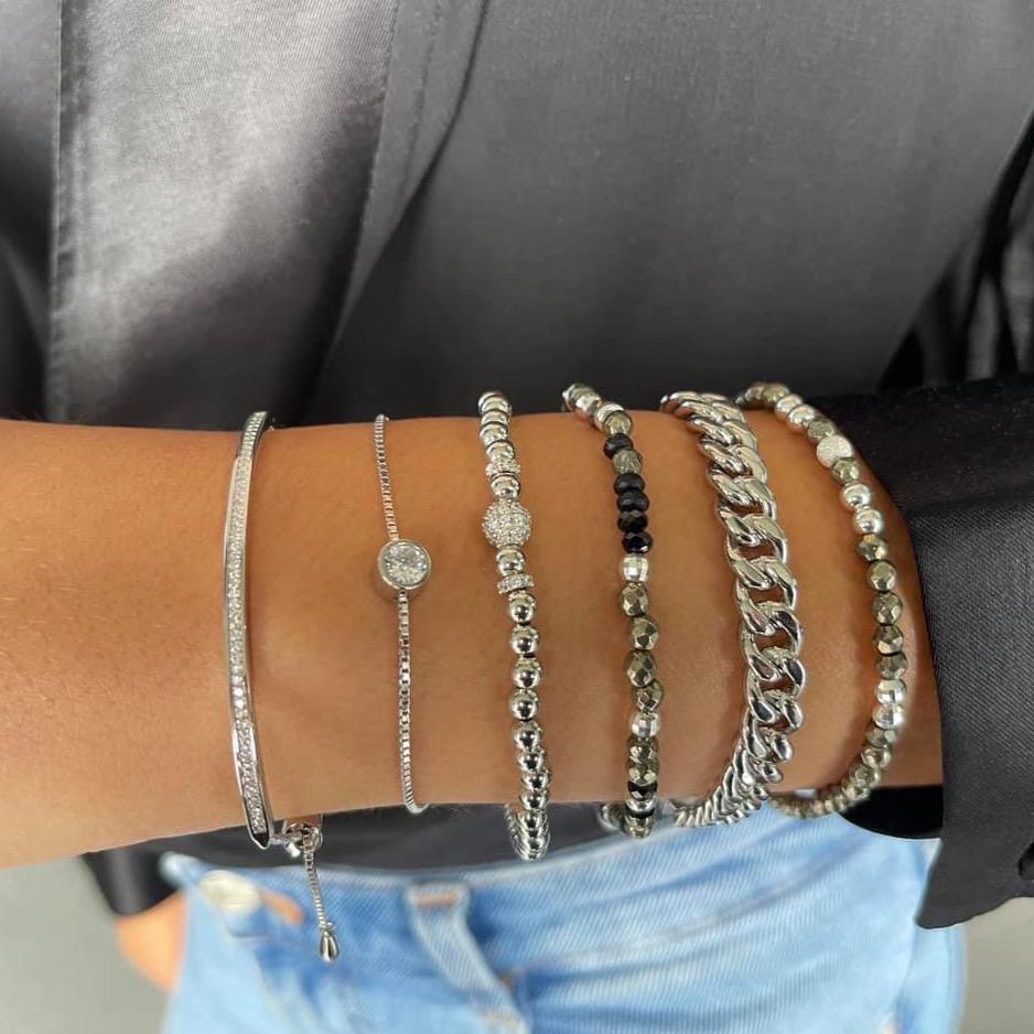 Caroline Néron Bracelet Linéaire en argent sterling