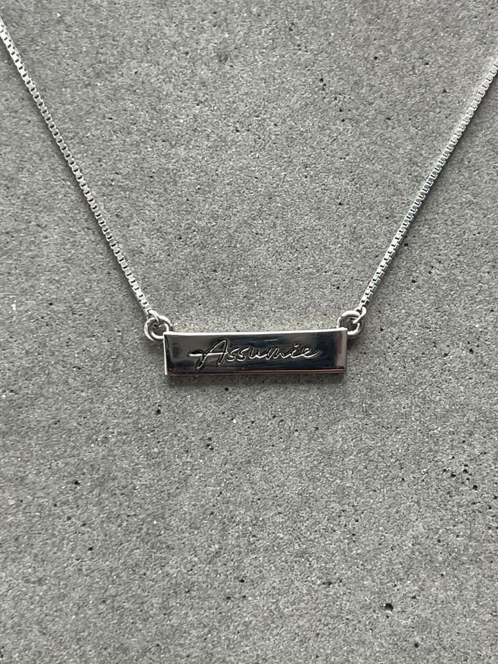 Caroline Néron Colliers Collier Libre & Assumée en argent sterling