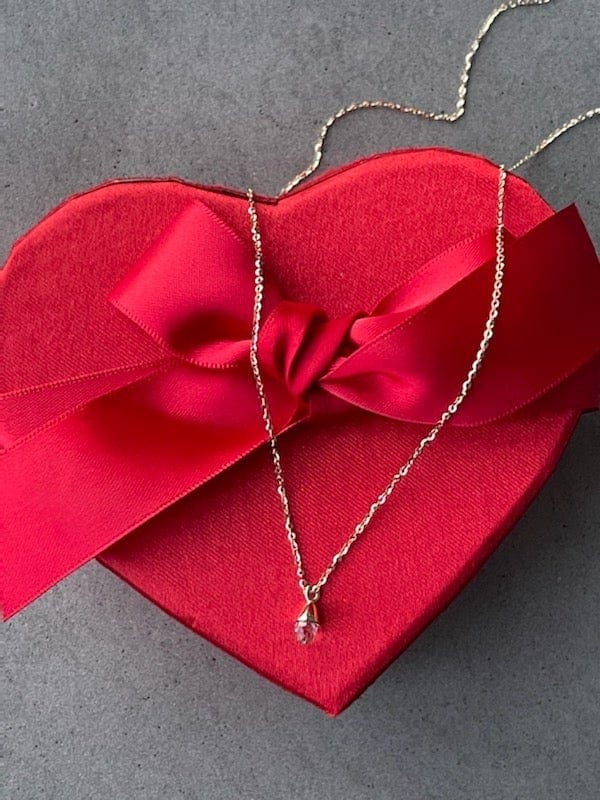 Caroline Néron Doré Collier Éclat d'amour en argent sterling ou or jaune 10K