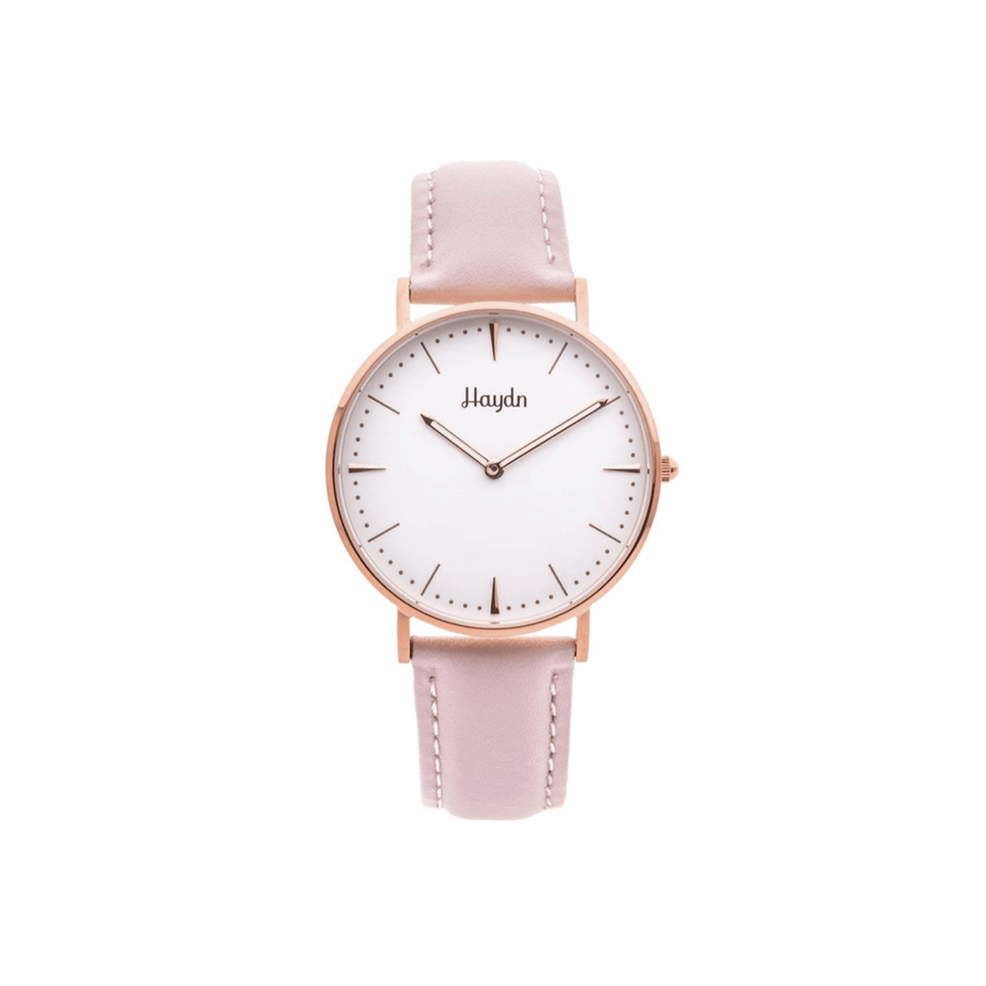 Haydn Montre Daphne avec bracelet en cuir