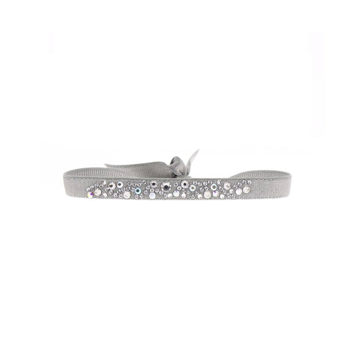 Interchangeables de Paris Satin / Ajustable Bracelet en satin et Swarovski