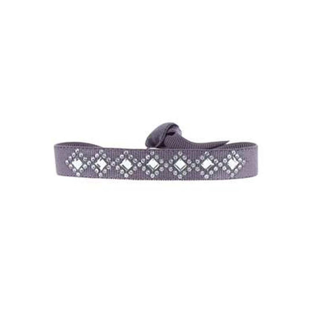 Interchangeables de Paris Satin / Ajustable Bracelet en satin et Swarovski