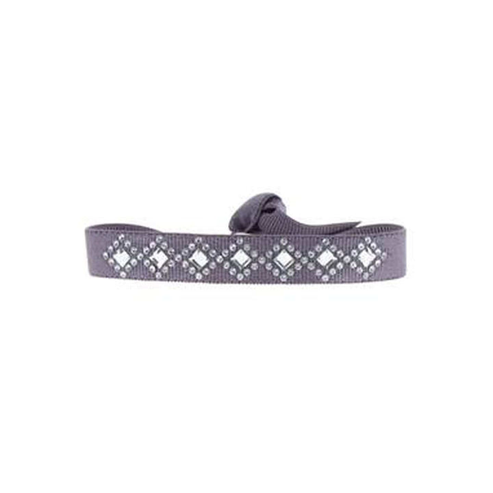 Interchangeables de Paris Satin / Ajustable Bracelet en satin et Swarovski