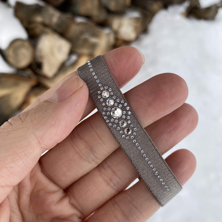Interchangeables de Paris Satin / Ajustable Bracelet Les Interchangeables avec Swarovski