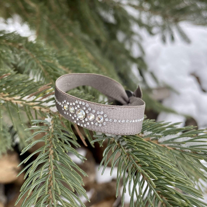 Interchangeables de Paris Satin / Ajustable Bracelet Les Interchangeables avec Swarovski