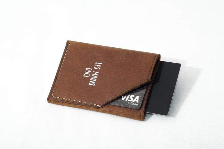 Les Mains d'ici Porte-cartes en cuir