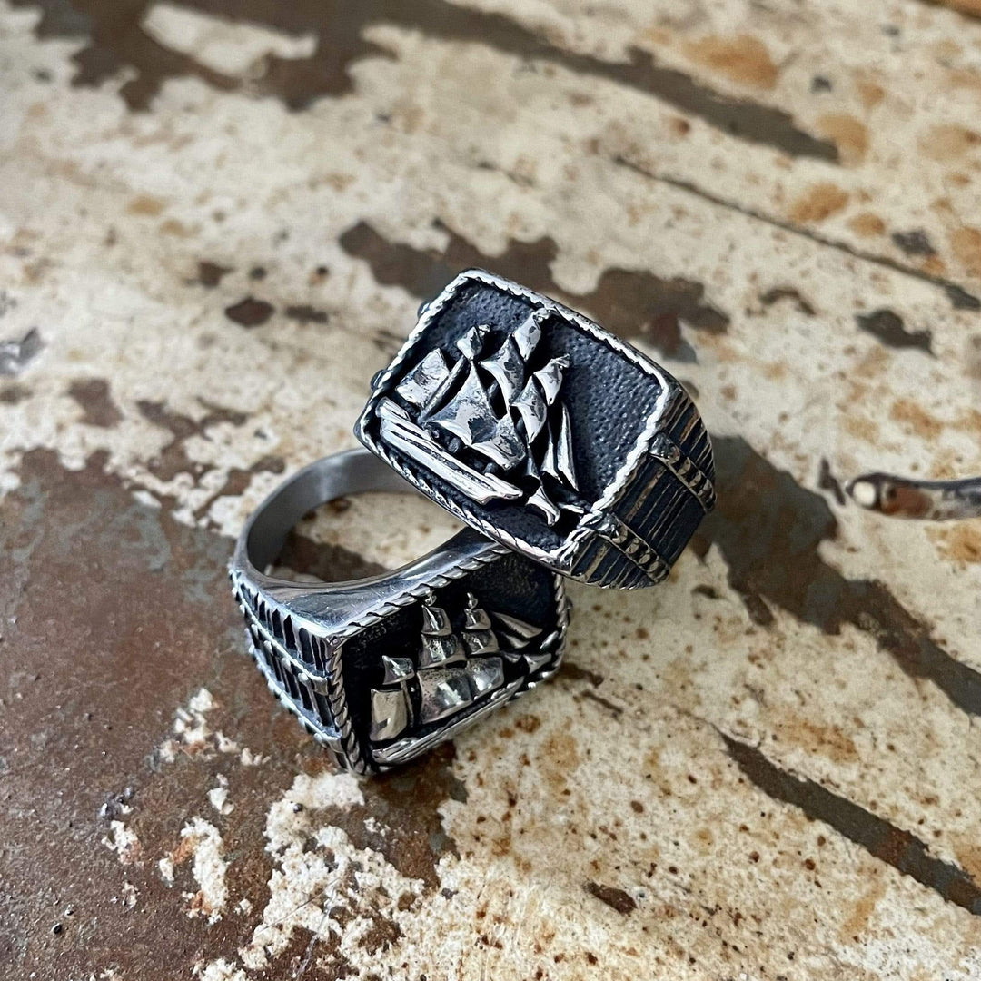 Mathieu Blanchard Bague Bague Bateau en acier