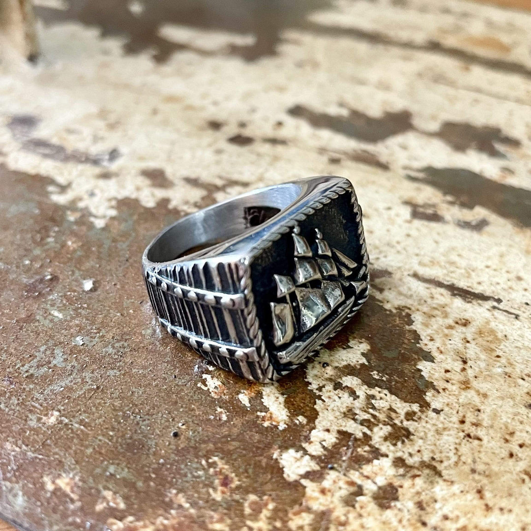 Mathieu Blanchard Bague Bague Bateau en acier