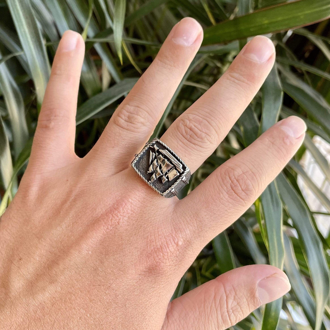 Mathieu Blanchard Bague Bague Bateau en acier