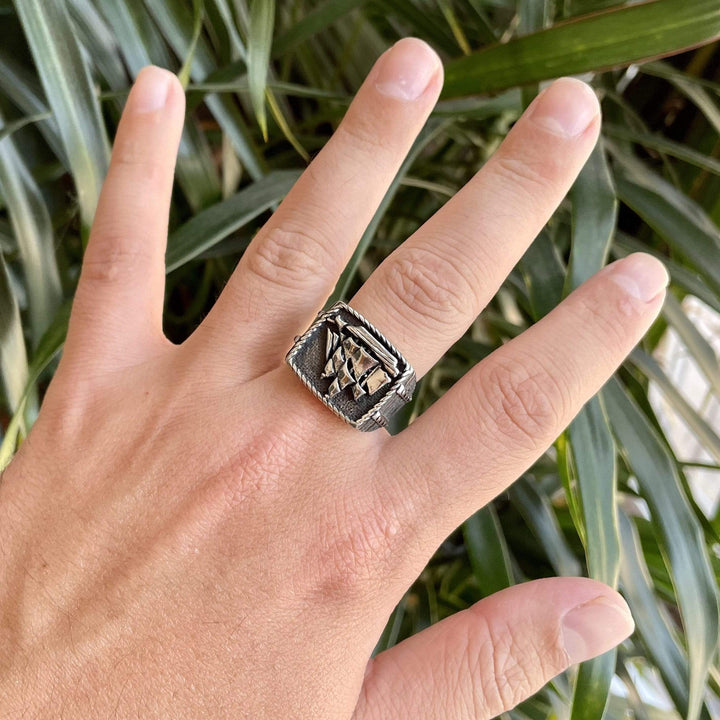 Mathieu Blanchard Bague Bague Bateau en acier