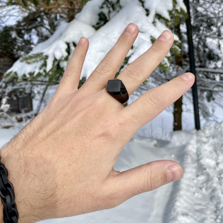 Mathieu Blanchard Bague Bague La corsé en acier