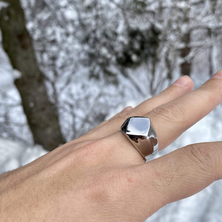 Mathieu Blanchard Bague Bague La corsé en acier