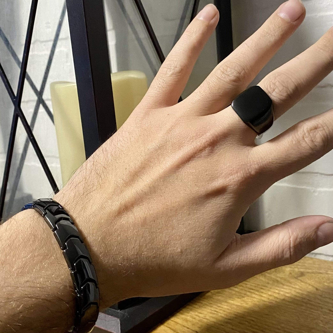 Mathieu Blanchard Bague Bague La force en acier