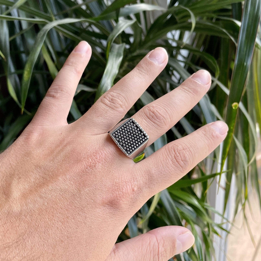 Mathieu Blanchard Bague Bague La force en acier