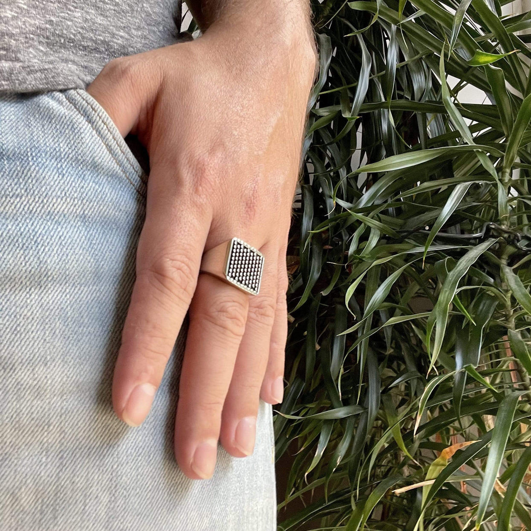 Mathieu Blanchard Bague Bague La force en acier