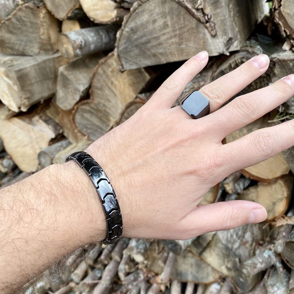 Mathieu Blanchard Bague Bague La force en acier