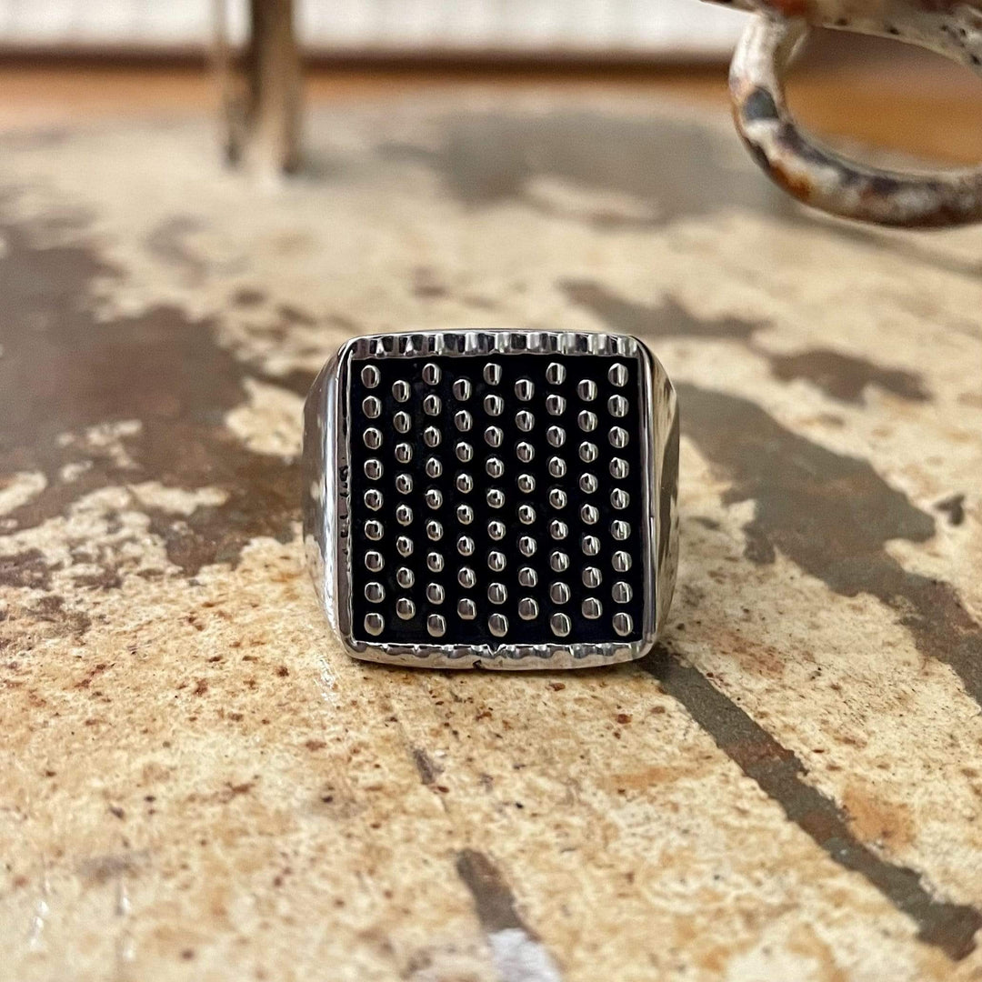 Mathieu Blanchard Bague Bague La force en acier