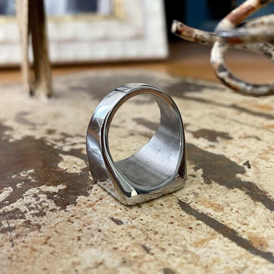 Mathieu Blanchard Bague Bague La force en acier