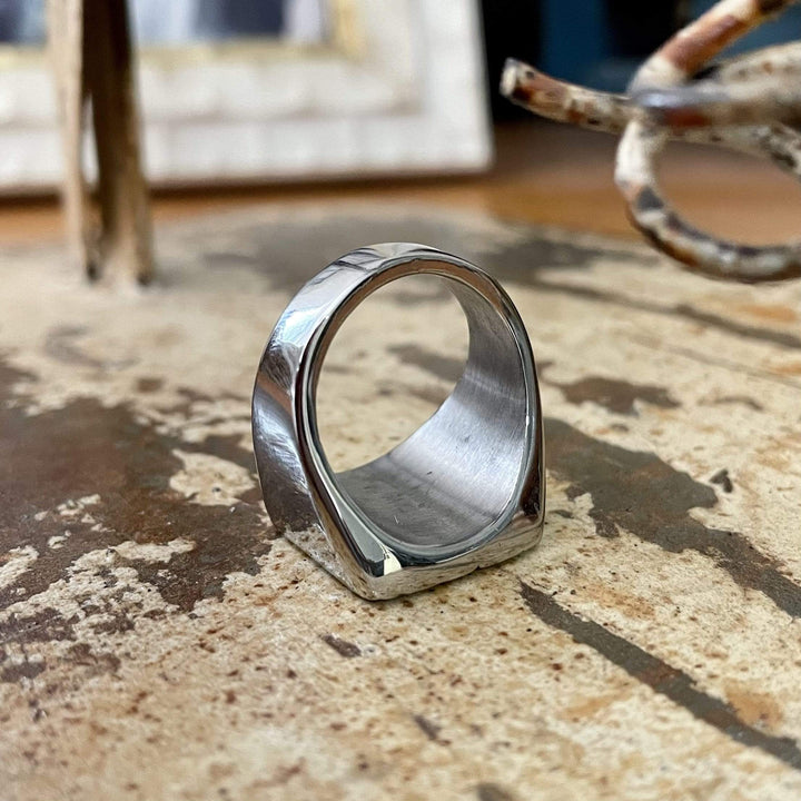 Mathieu Blanchard Bague Bague La force en acier