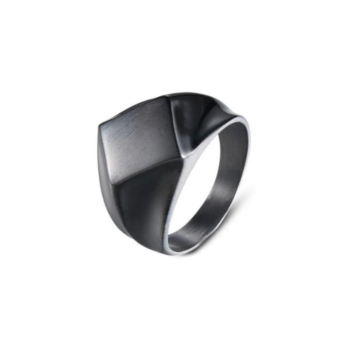 Mathieu Blanchard Bague Grandeur 8 / Noir Bague La corsé en acier