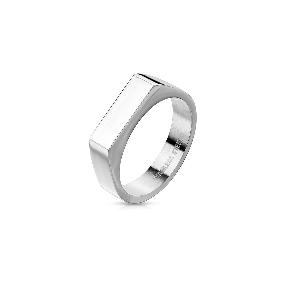 Mathieu Blanchard Bagues Bague chevalière Triomphe en acier