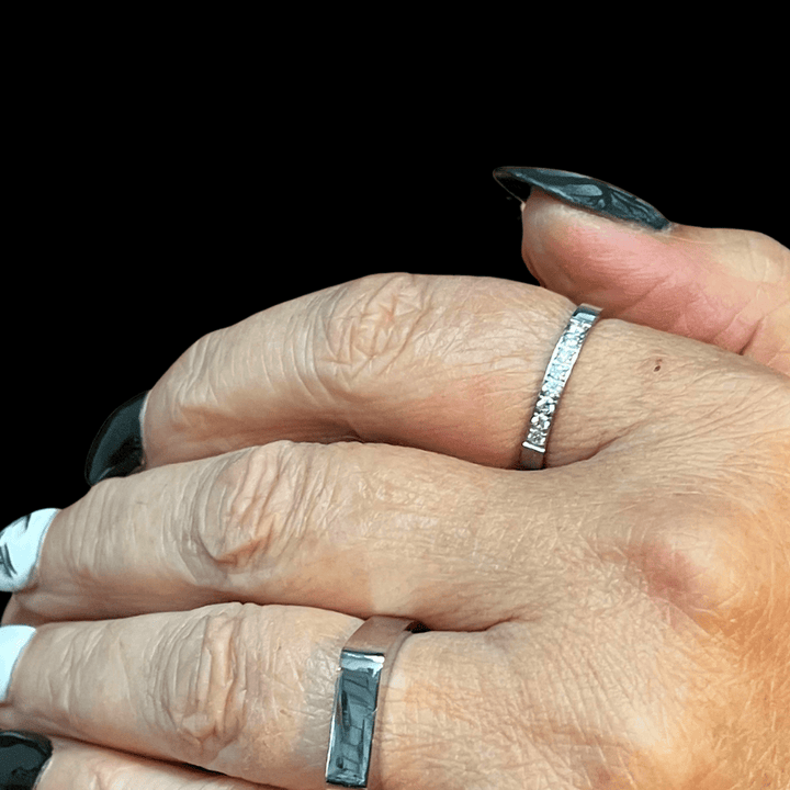 Mathieu Blanchard Bagues Bague chevalière Triomphe en acier