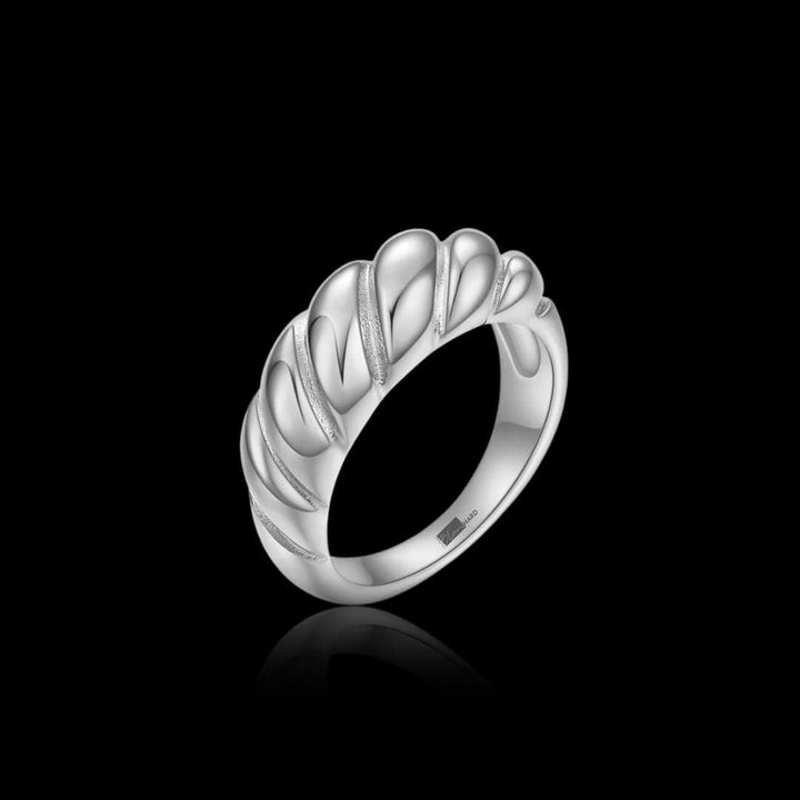 Mathieu Blanchard Bagues Bague croissant en acier