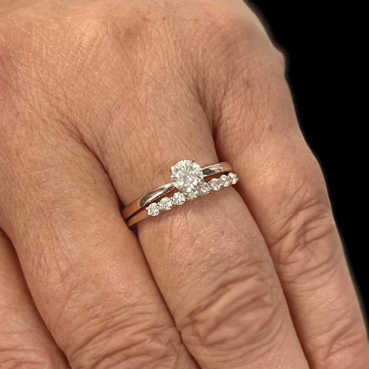 Mathieu Blanchard Bagues Bague solitaire Classique en or 10K et moissanite