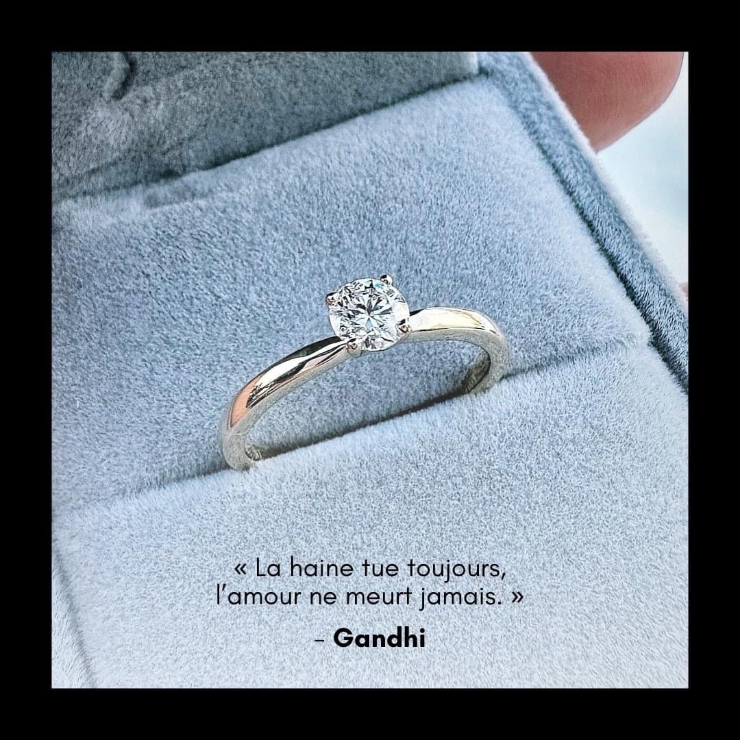 Mathieu Blanchard Bagues Bague solitaire Classique en or 10K et moissanite