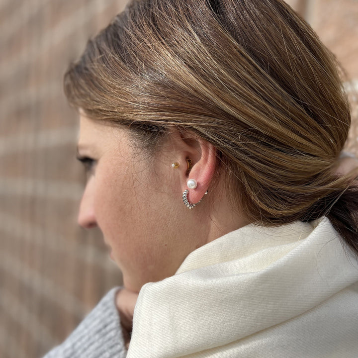 Mathieu Blanchard Boucles d'oreilles Boucles d'oreilles Perles en argent sterling
