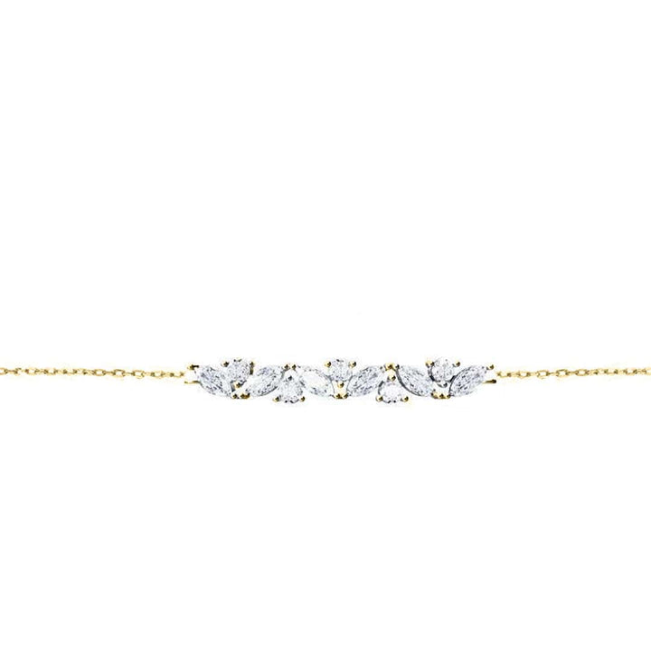 Mathieu Blanchard Bracelet Doré / Or 10K Bracelet Nuage Scintillant en or 10K et moissanites