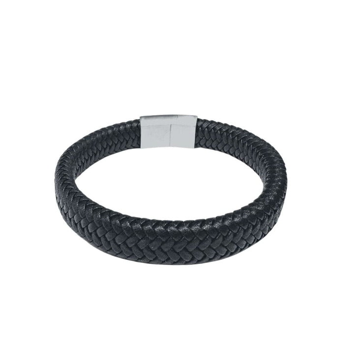 Mathieu Blanchard Bracelets Bracelet Le Tressé en cuir et acier