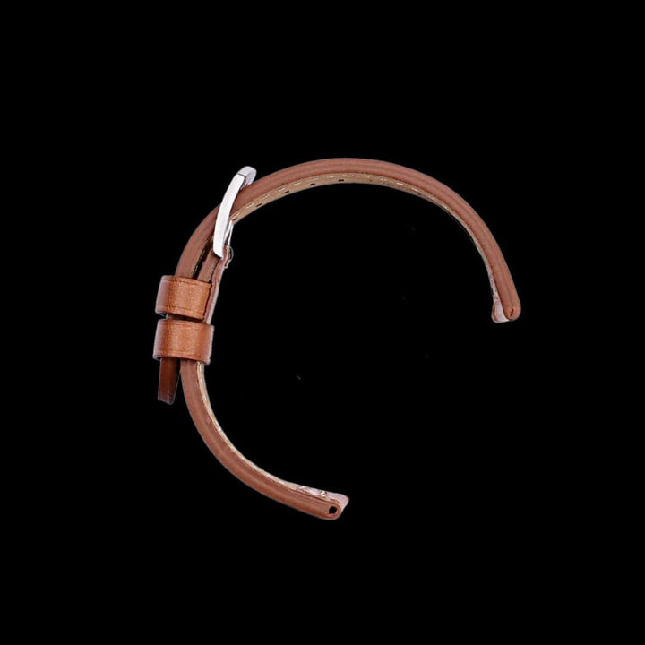 Mathieu Blanchard Bracelets de montre Bracelet de montre en cuir brun -  attache rapide